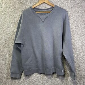 Vintage 90s Russell Athletic Sweatshirt Mens L‎ Gray Fleece Crewneck Pullover